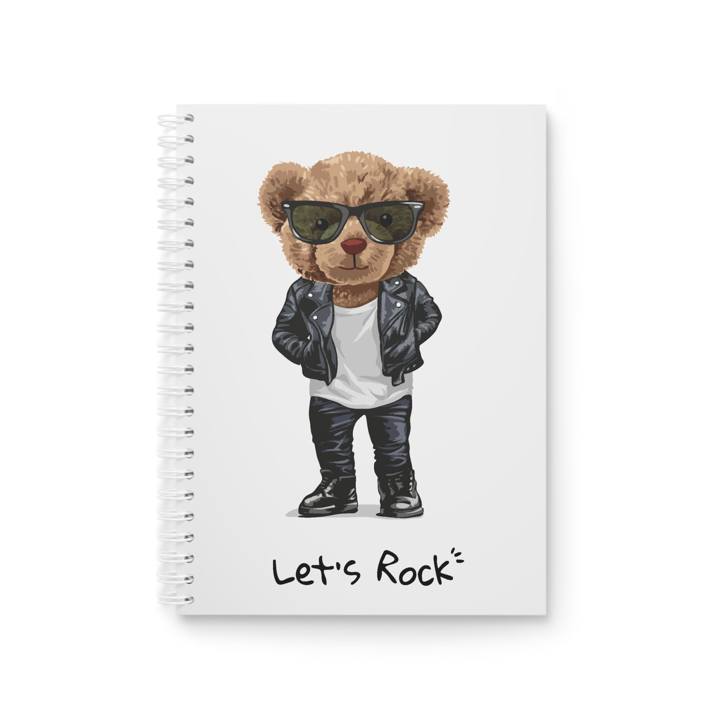 Let's Rock - Spiral Notebook